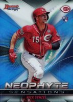 2019 Bowman's Best Neophyte Sensations #NS-8 Nick Senzel Baseball Card