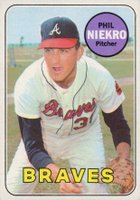 1969 Topps #355 Phil Niekro Baseball Card
