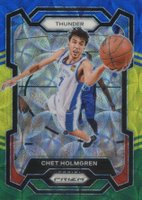 2023 Panini Prizm #115 Chet Holmgren Blue Yellow Green Choice Basketball Card