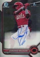2022 Bowman Chrome Prospect Autographs #CPALB Leonardo Balcazar Baseball Card