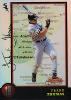 1998 Bowman Chrome International #240 Frank Thomas Refractor Baseball Card