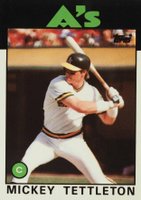 1986 Topps Tiffany #457 Mickey Tettleton Baseball Card