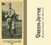 1916 Green-Joyce #183 Clarence Walker Baseball Card