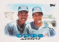 1988 Topps Tiffany #171 Cubs Leaders Baseball Card