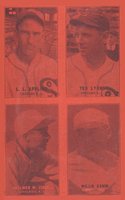 1931 Exhibits 4 on 1 # Appling/Cissell/Kamm/Lyons Baseball Card