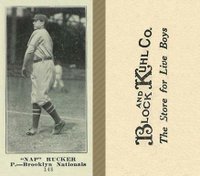 1916 Block & Kuhl (1916) #148 Nap Rucker Baseball Card