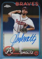 2024 Topps Chrome Chrome Legends Autographs #CLAJS John Smoltz Baseball Card