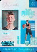 2021 Panini Contenders Permit to Dominate #8 Franz Wagner Basketball Card