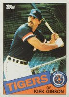 1985 Topps Tiffany #565 Kirk Gibson Baseball Card