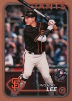 2024 Topps #691 Jung Hoo Lee Gold Baseball Card
