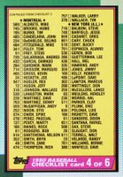 1990 Topps #526 Checklist 4 Baseball Card