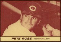 1971 Milk Duds # Pete Rose Hand Cut Baseball Card