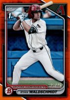 2024 Bowman Draft #BD18 Ryan Waldschmidt Orange Baseball Card