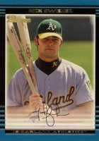 2002 Bowman Draft Picks #16 Nick Swisher Baseball Card