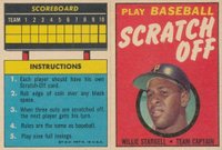 1970 Topps Scratch-Offs # Willie Stargell Baseball Card