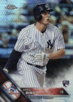 2016 Topps Chrome #128 Greg Bird Prism Refractor Baseball Card