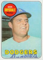 1969 Topps #400 Don Drysdale Baseball Card