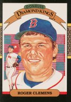 1987 Leaf #2 Roger Clemens Diamond Kings Baseball Card