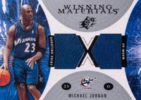 2003 SPx Winning Materials #WM42 Michael Jordan Dual Jersey Basketball Card