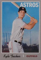 2019 Topps Heritage #394 Kyle Tucker Action Baseball Card