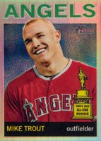 2013 Topps Heritage Chrome #HC10 Mike Trout Refractor Baseball Card