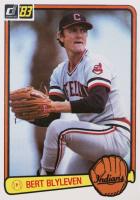 1983 Donruss #589 Bert Blyleven Baseball Card