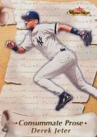 2000 Fleer Showcase Consummate Prose #4 Derek Jeter Baseball Card