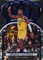 2022 Panini Crown Royale #60 Bennedict Mathurin Crystal Blue Basketball Card