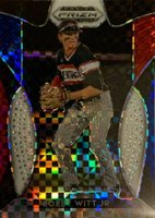 2019 Panini Prizm Draft Picks #2 Bobby Witt Jr. Red/White/Blue Prizm Baseball Card