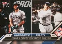 2024 Topps Now #853 Babe Ruth/Giancarlo Stanton Baseball Card