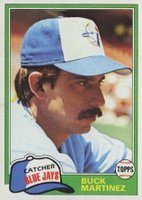 1981 Topps #799 Buck Martinez Traded Baseball Card