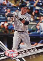 2017 Topps Update #US99 Aaron Judge Rookie Debut-Gold Baseball Card