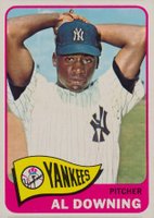 1965 Topps #598 Al Downing Short print Baseball Card