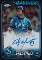 2024 Topps Chrome Chrome Legends Autographs #CLAEMA Edgar Martinez Black Refractor Baseball Card