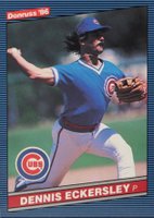 1986 Donruss #239 Dennis Eckersley Baseball Card