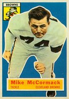 1956 Topps #105 Mike McCormack Football Card