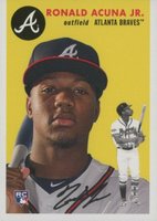 2018 Topps Throwback Thursday #256 Ronald Acuna Jr. Baseball Card