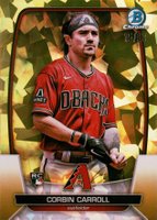 2023 Bowman Chrome Sapphire Edition #5 Corbin Carroll SP-Yellow Baseball Card