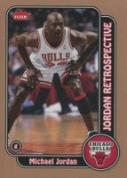 2008 Fleer Jordan Retrospective #MJ-7 Michael Jordan Basketball Card