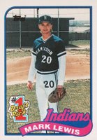 1989 Topps #222 Mark Lewis Baseball Card
