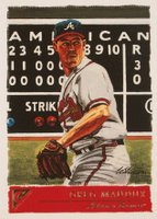 2001 Topps Gallery #42 Greg Maddux Baseball Card