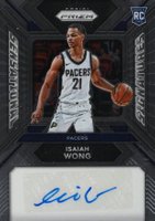 2023 Panini Prizm Sensational Signatures #SSIW Isaiah Wong Basketball Card
