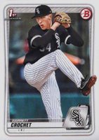 2020 Bowman Draft #BD95 Garrett Crochet Baseball Card