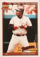1991 Topps Tiffany #180 Tony Gwynn Baseball Card