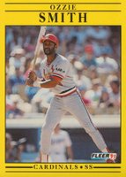1991 Fleer #646 Ozzie Smith Baseball Card