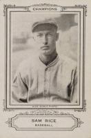 1926 Spalding Champion # Sam Rice Baseball Card