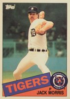 1985 Topps Tiffany #610 Jack Morris Baseball Card