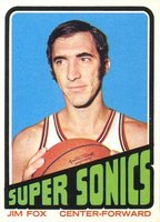 1972 Topps #34 Jim Fox Basketball Card