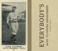1916 Everybody's #43 Jake Daubert Baseball Card