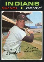 1971 Topps #172 Duke Sims Baseball Card